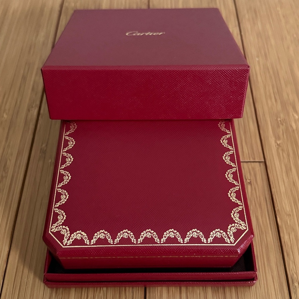 Cartier Burgundy Box - Picture 2 of 3